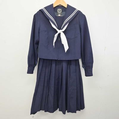 【中古】愛知県 江南市立北部中学校 女子制服 4点 (セーラー服・スカート・その他アイテム) sf077649