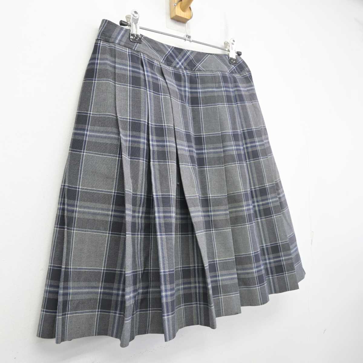 【中古】長野県 長野俊英高等学校 女子制服 1点 (スカート) sf077660