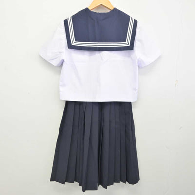 【中古】静岡県 森町立旭が丘中学校 女子制服 2点 (セーラー服・スカート) sf077667