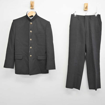 【中古】静岡県 森町立旭が丘中学校 男子制服 2点 (学ラン・ズボン) sf077668