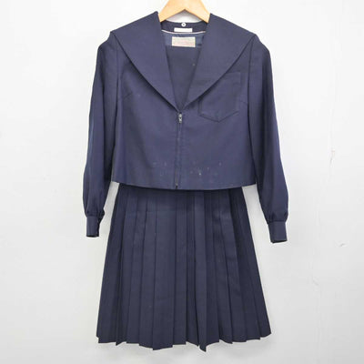 【中古】愛知県 名古屋市立守山中学校 女子制服 2点 (セーラー服・スカート) sf077684