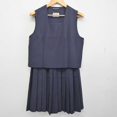 【中古】東京都 砧中学校 女子制服 2点 (ベスト・スカート) sf077691