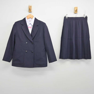 【中古】東京都 砧中学校 女子制服 3点 (ブレザー・シャツ・スカート) sf077693