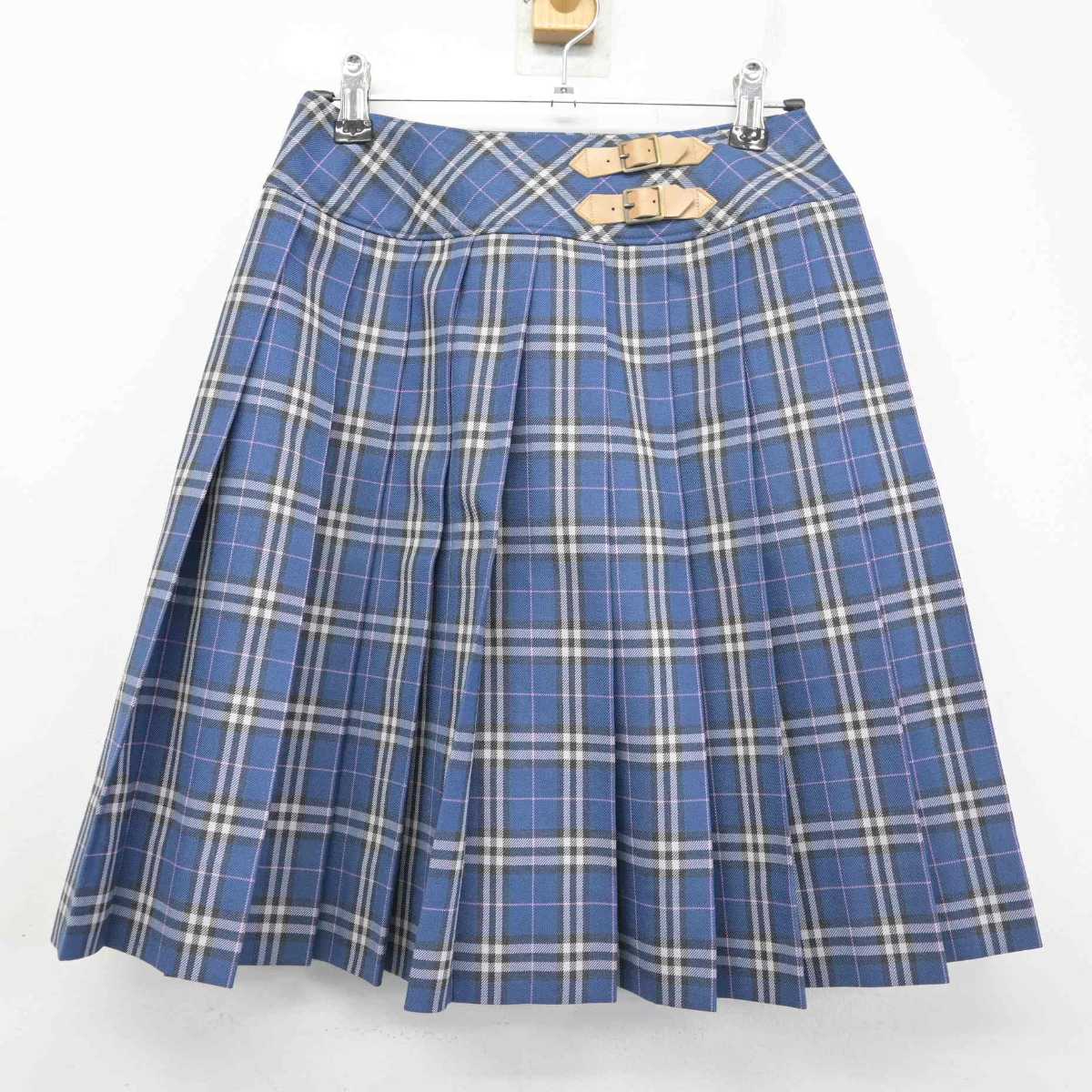 【中古】東京都 下北沢成徳高等学校 女子制服 2点 (シャツ・スカート) sf077697