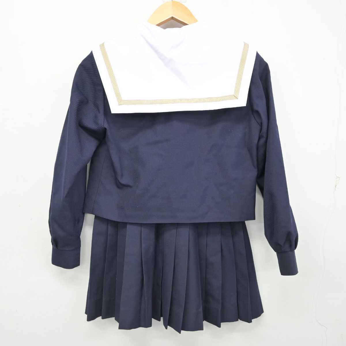 【中古】愛知県 天白高等学校 女子制服 3点 (セーラー服・スカート) sf077708