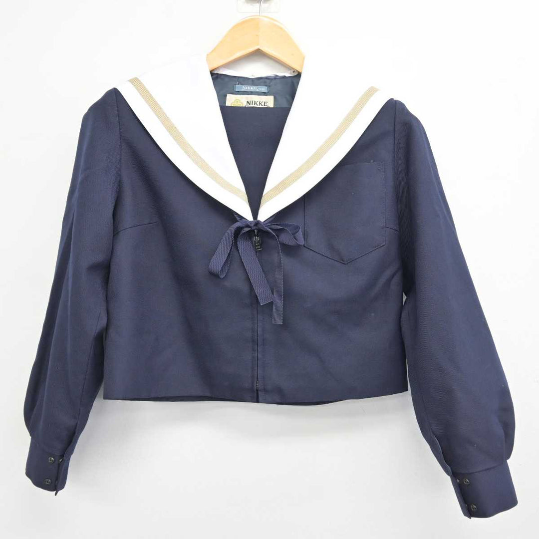 【中古】愛知県 天白高等学校 女子制服 3点 (セーラー服・スカート) sf077708