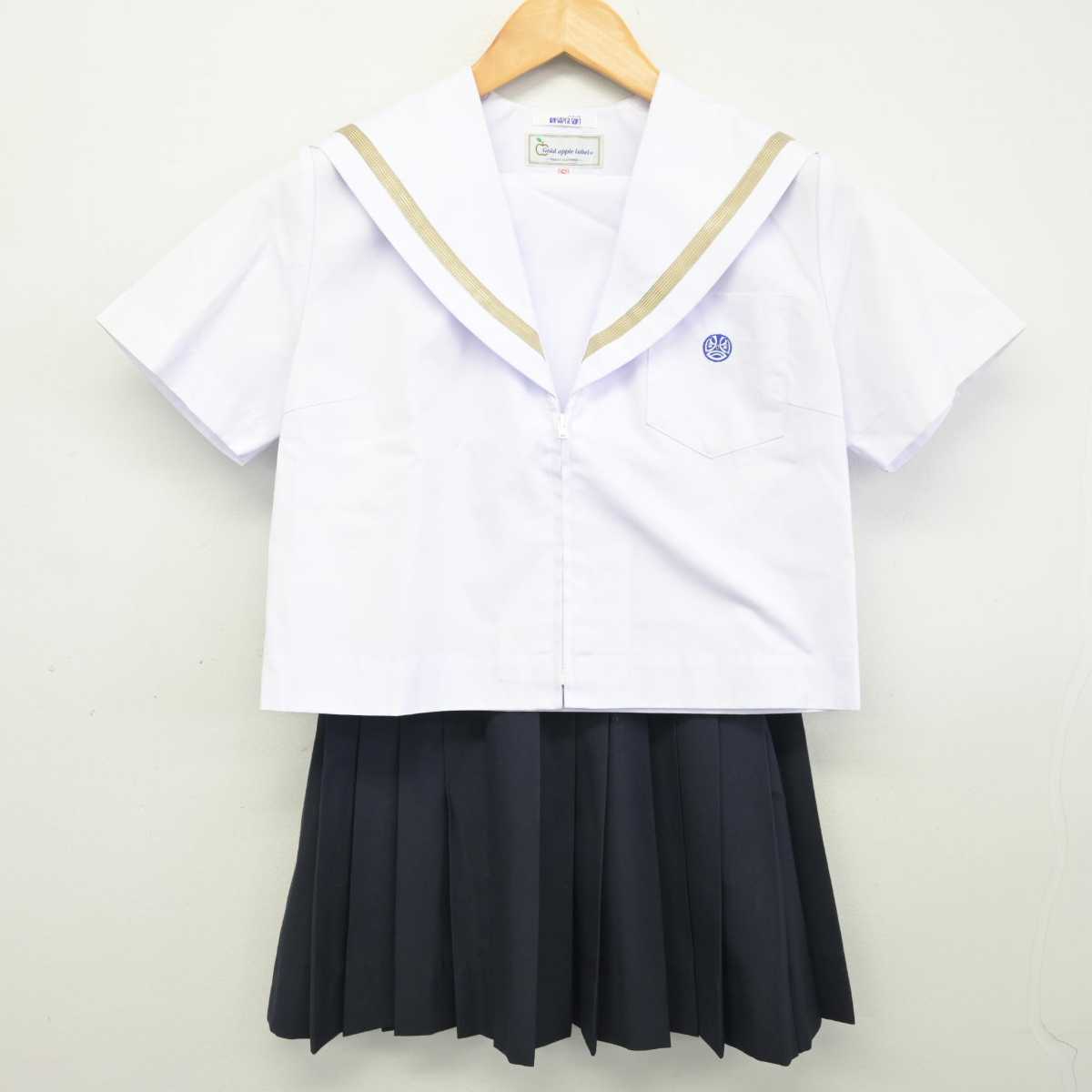 【中古】愛知県 天白高等学校 女子制服 3点 (セーラー服・スカート) sf077709