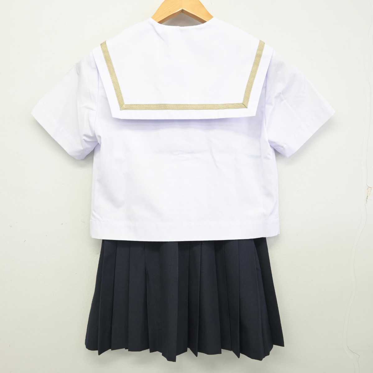 【中古】愛知県 天白高等学校 女子制服 3点 (セーラー服・スカート) sf077709