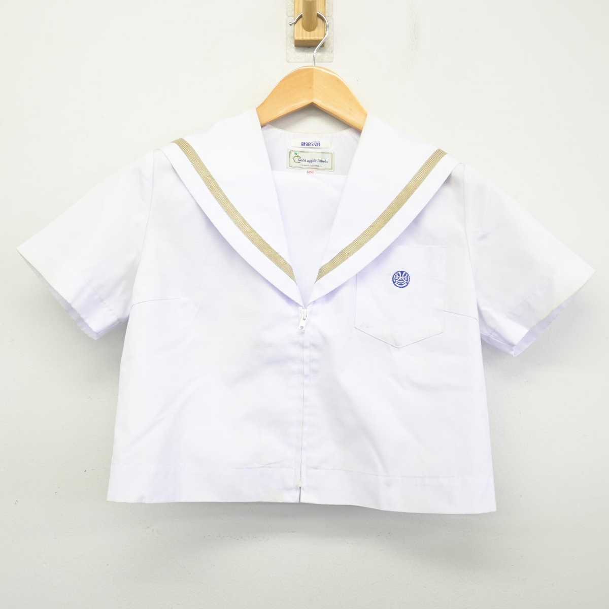 【中古】愛知県 天白高等学校 女子制服 3点 (セーラー服・スカート) sf077709