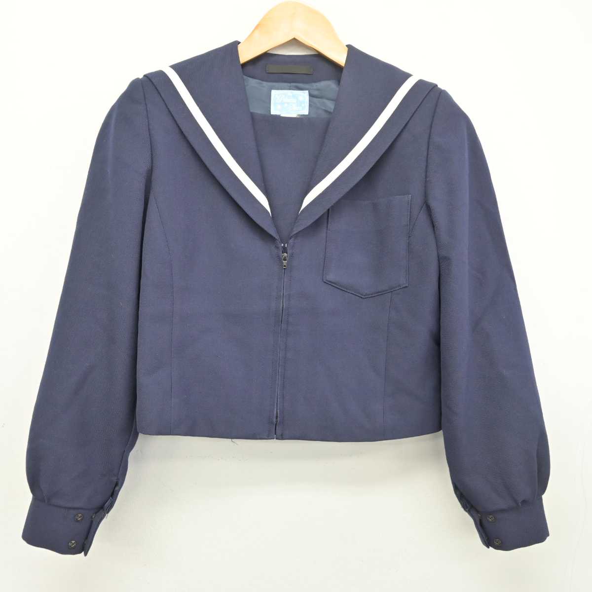 【中古】愛知県 神沢中学校 女子制服 2点 (セーラー服・スカート) sf077710