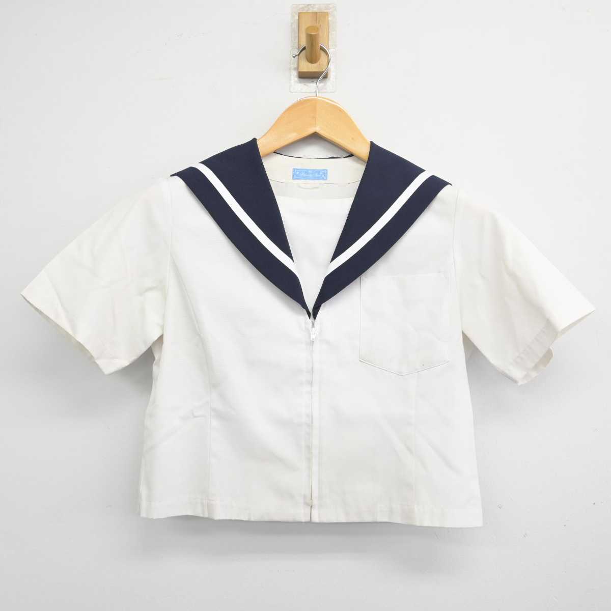 【中古】愛知県 神沢中学校 女子制服 4点 (セーラー服・スカート) sf077711