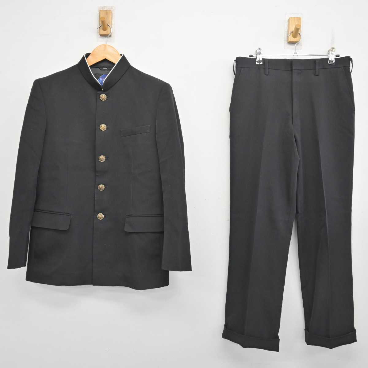 【中古】愛知県 神沢中学校 男子制服 3点 (学ラン・ズボン・ズボン) sf077712