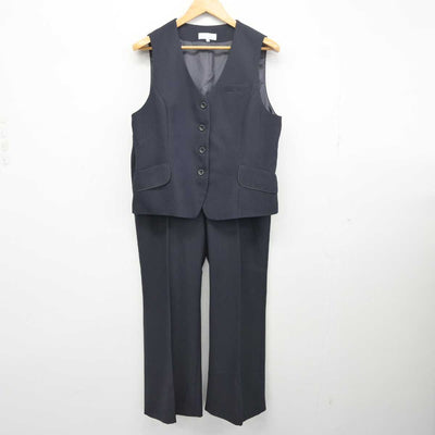 【中古】 事務服 女子制服 2点 (ベスト・ズボン) sf077713