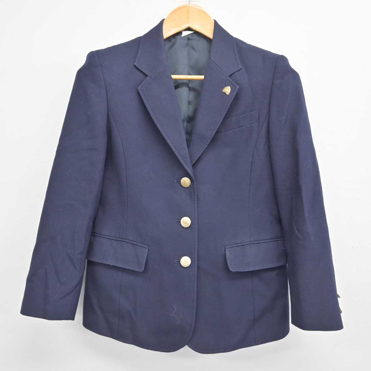 【中古】熊本県 必由館高等学校 女子制服 3点 (ブレザー・シャツ) sf077716