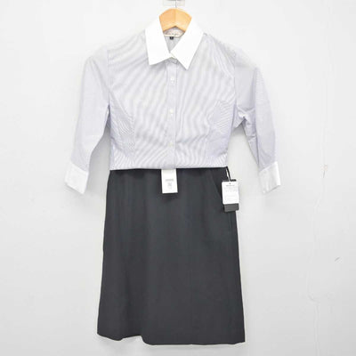 【中古】 事務服 女子制服 3点 (シャツ・スカート) sf077724