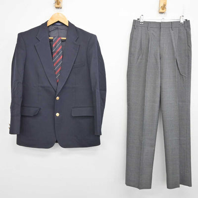 【中古】東京都 昭和鉄道高等学校 男子制服 4点 (ブレザー・ズボン) sf077731