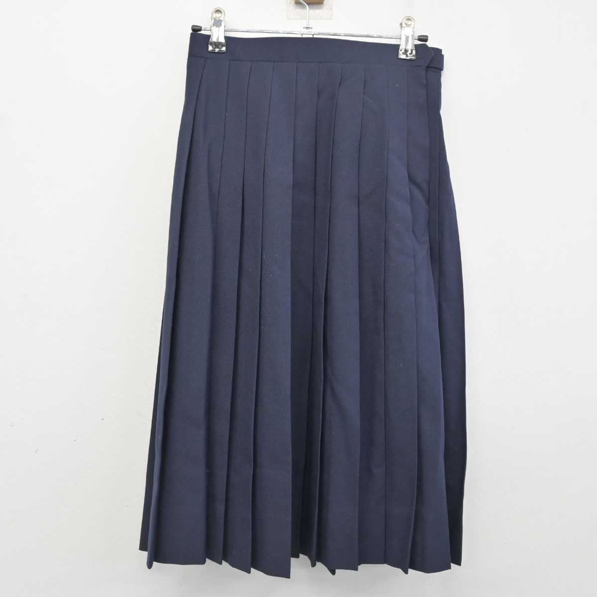 【中古】埼玉県 瓦葺中学校 女子制服 2点 (ブレザー・スカート) sf077735