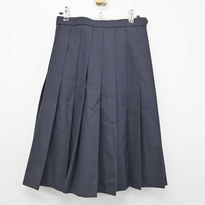 【中古】埼玉県 上尾市立上尾中学校 女子制服 3点 (ニットベスト・スカート) sf077751