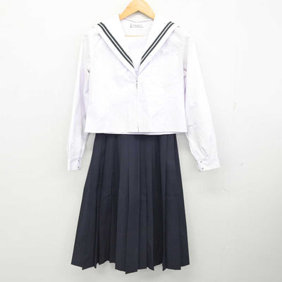 【中古】大阪府 大府中学校 女子制服 4点 (セーラー服・スカート) sf077759