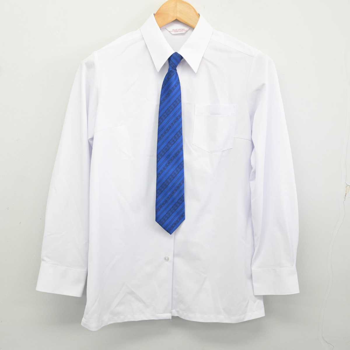 【中古】福岡県 福岡市内中学標準服 女子制服 4点 (ブレザー・シャツ・スカート) sf077762