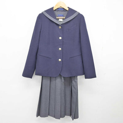 【中古】大阪府 宣真高等学校 女子制服 2点 (ブレザー・ジャンパースカート) sf077767