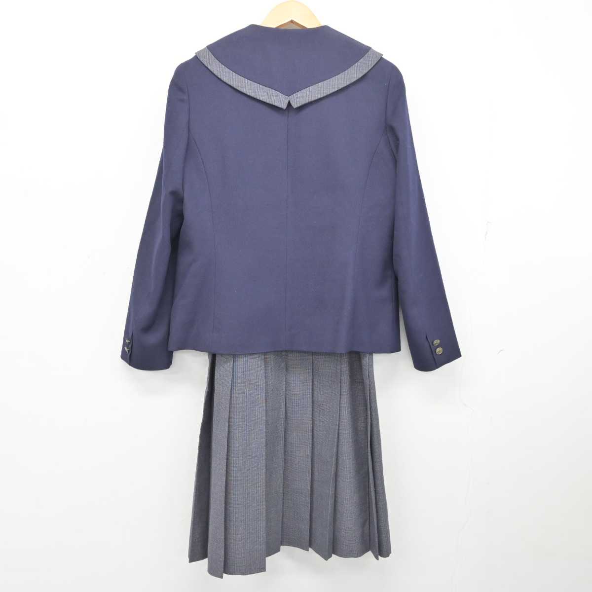 【中古】大阪府 宣真高等学校 女子制服 2点 (ブレザー・ジャンパースカート) sf077767