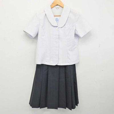 【中古】大阪府 宣真高等学校 女子制服 3点 (シャツ・スカート) sf077768