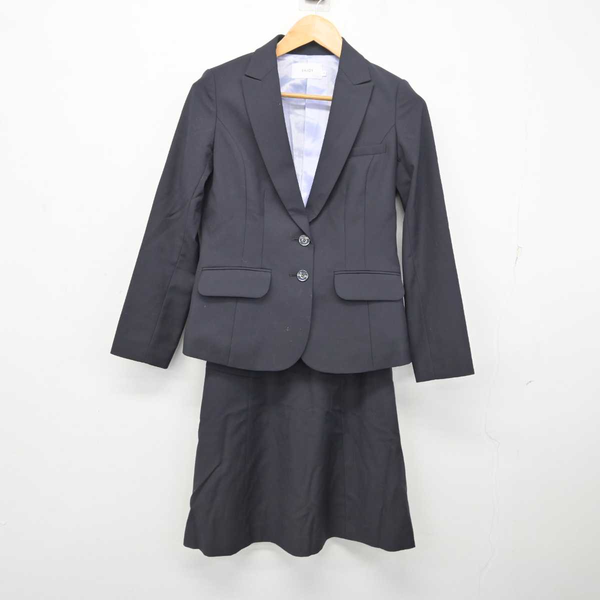 【中古】 事務服 女子制服 3点 (ジャケット・ベスト・スカート) sf077776