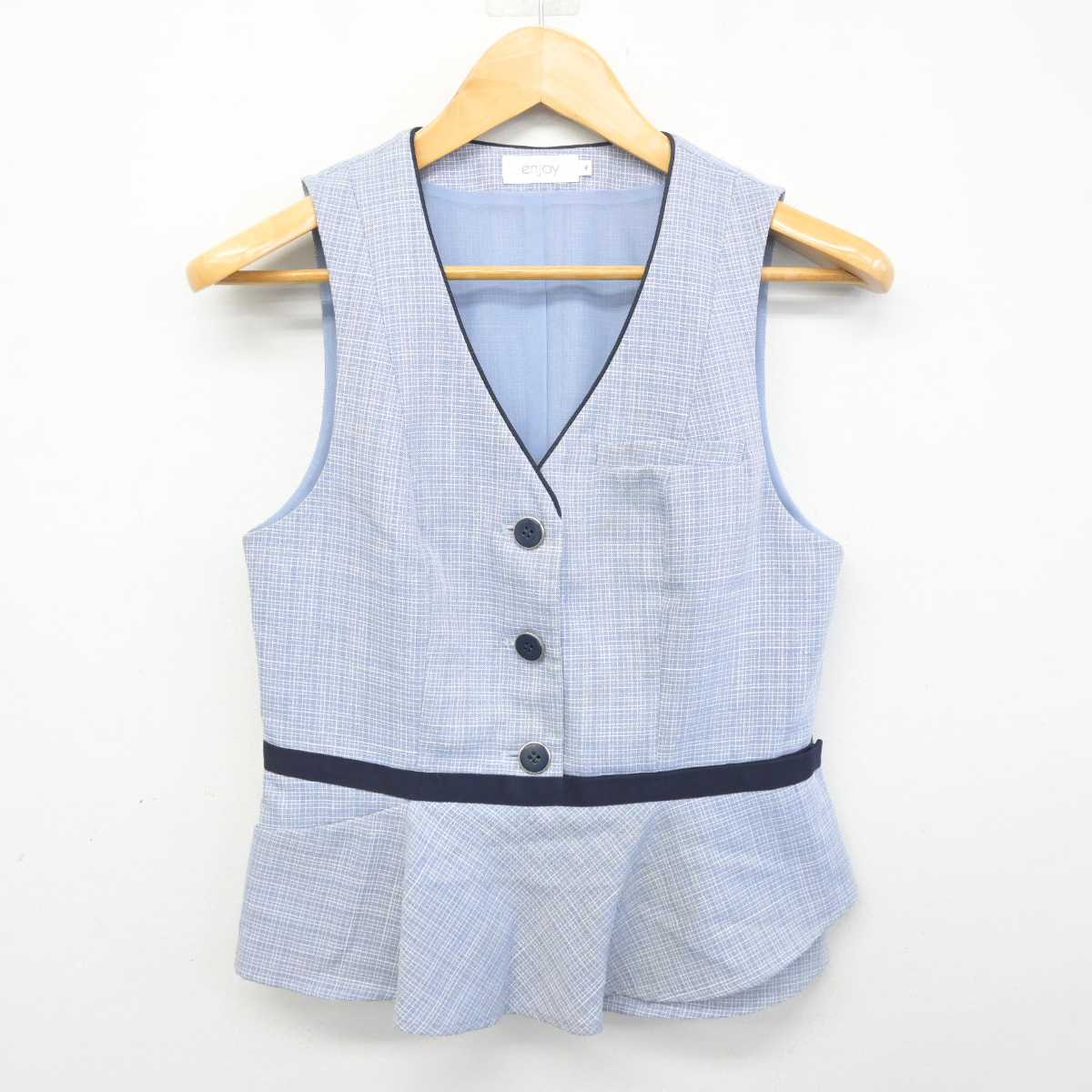 【中古】 事務服 女子制服 2点 (ベスト・ズボン) sf077784