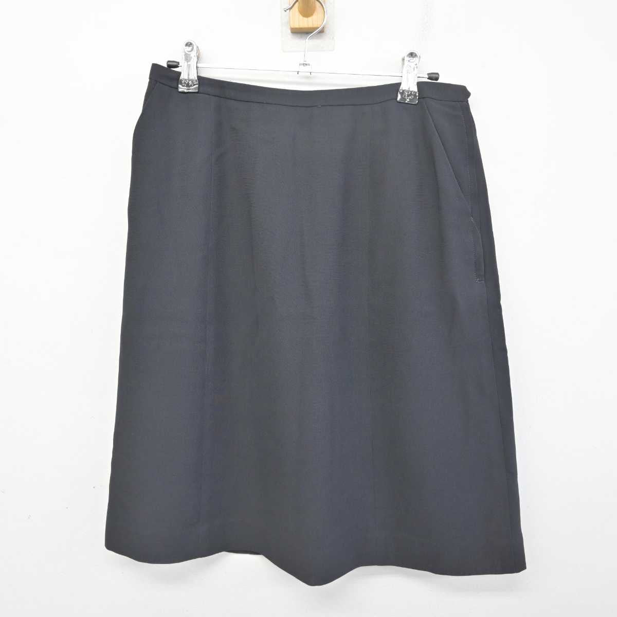 【中古】 事務服 女子制服 2点 (ベスト・スカート) sf077786