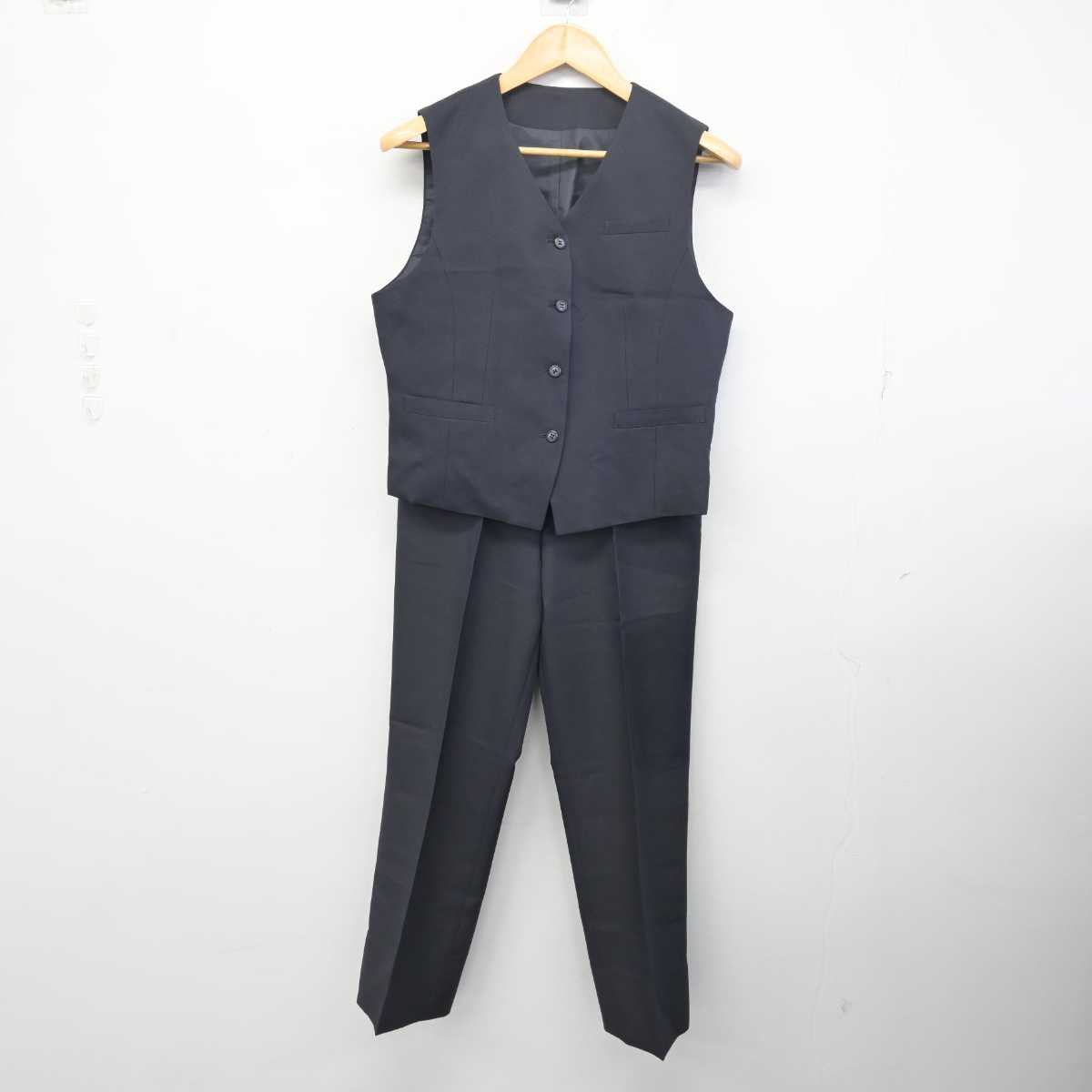 【中古】 やぐちタクシー 女子制服 3点 (ベスト・ズボン) sf077793