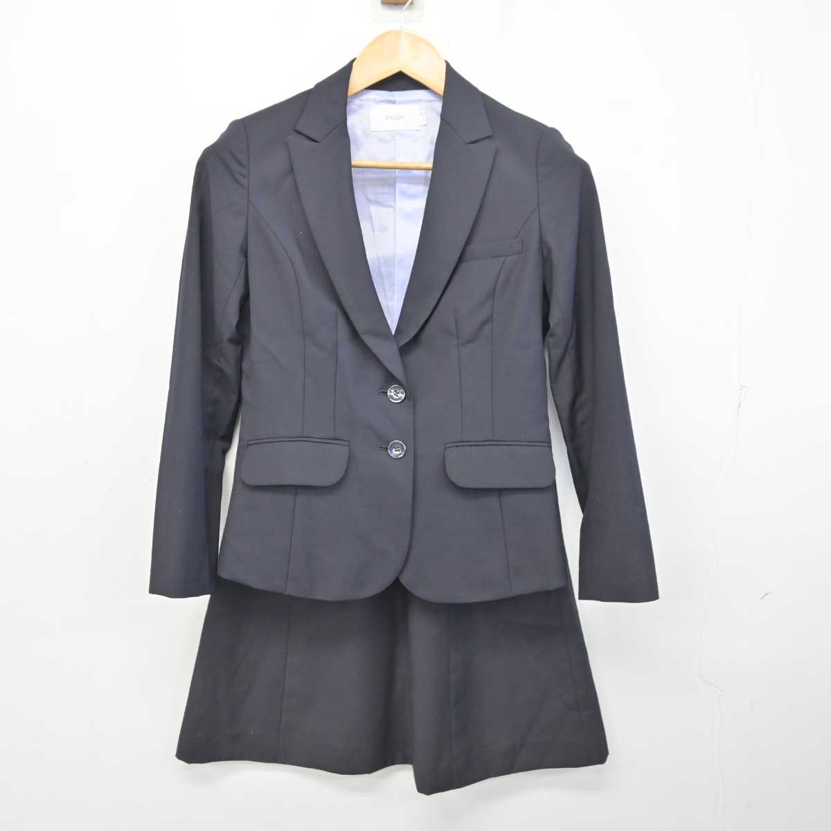 【中古】 事務服 女子制服 3点 (ブレザー・ベスト・スカート) sf077801