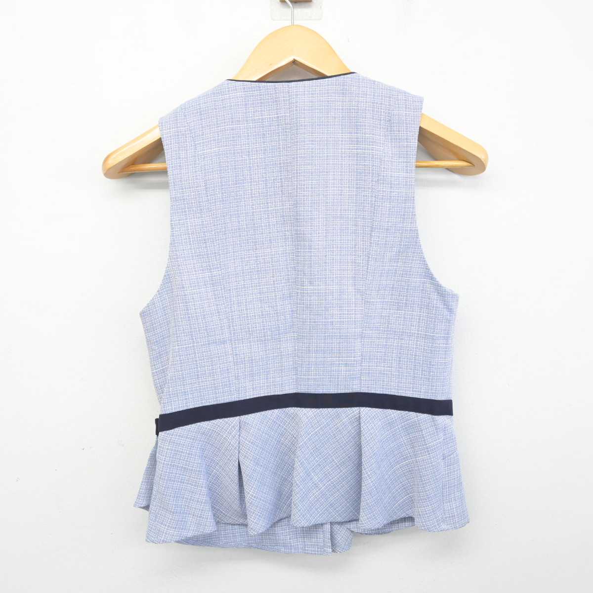 【中古】 事務服 女子制服 2点 (ベスト・スカート) sf077803