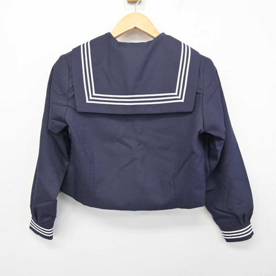 【中古】埼玉県 吹上中学校 女子制服 3点 (セーラー服・スカート) sf077807