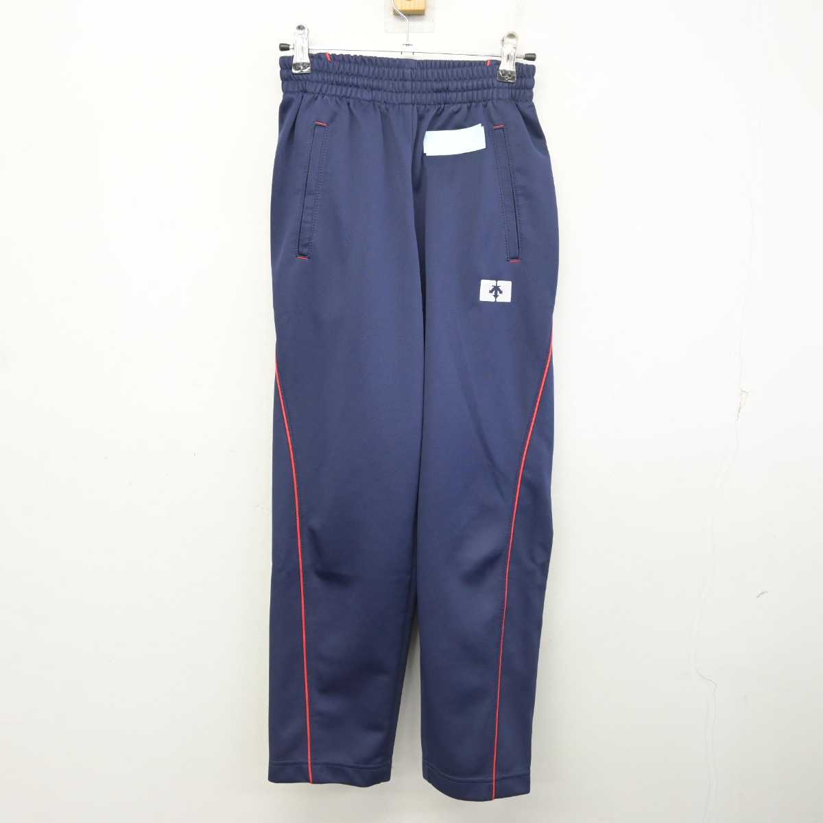 【中古】茨城県 水海道第二高等学校 女子制服 2点 (ジャージ 上・ジャージ 下) sf077813