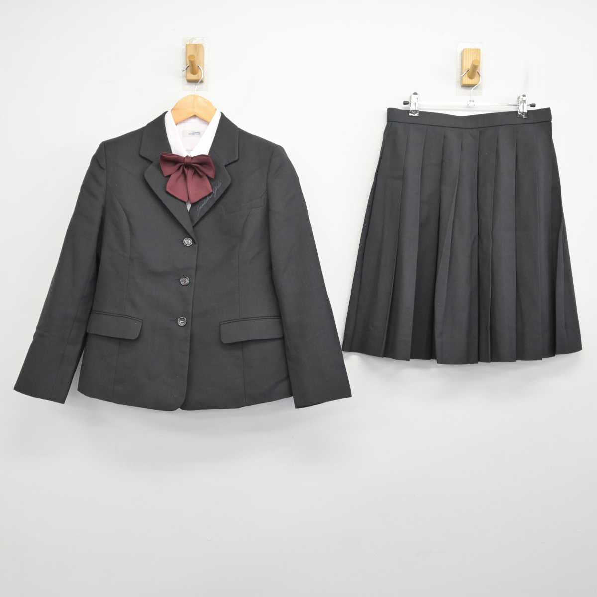 【中古】東京都 潤徳女子高等学校 女子制服 4点 (ブレザー・シャツ・スカート) sf077821