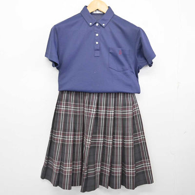 【中古】東京都 潤徳女子高等学校 女子制服 3点 (ブラウス・シャツ・スカート) sf077823