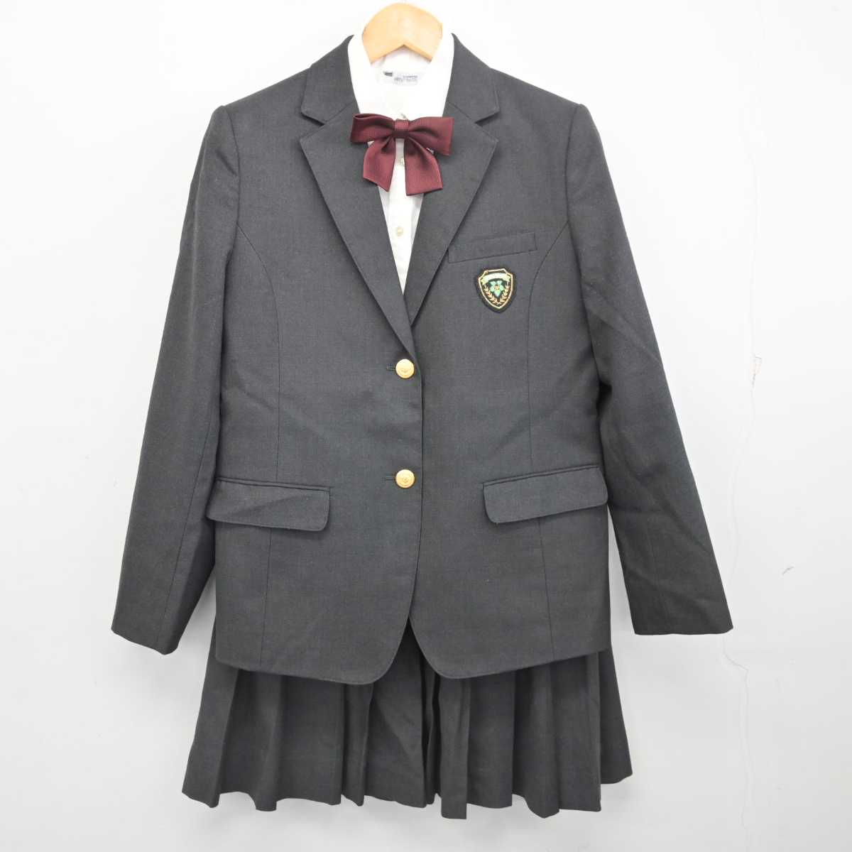 【中古】東京都 昭和第一高等学校 女子制服 5点 (ブレザー・シャツ・スカート) sf077832