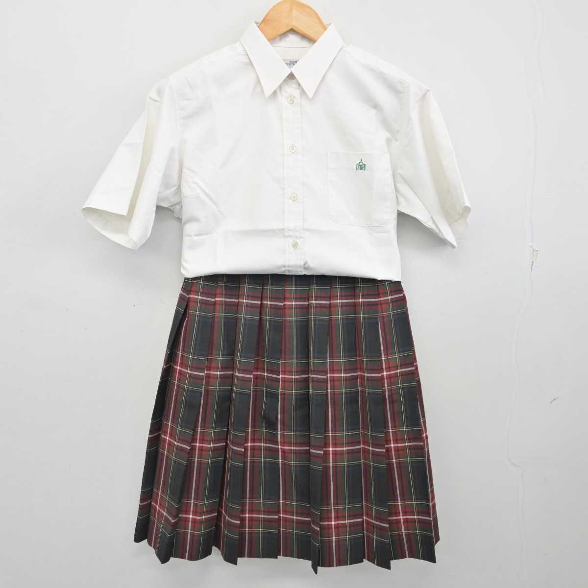 【中古】東京都 昭和第一高等学校 女子制服 2点 (シャツ・スカート) sf077834