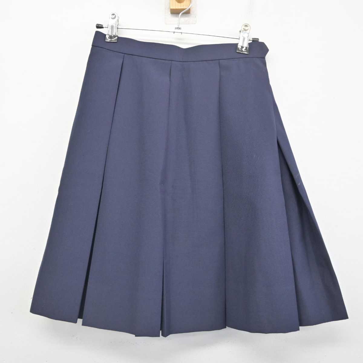 【中古】神奈川県 横浜市立西谷中学校 女子制服 2点 (ベスト・スカート) sf077839