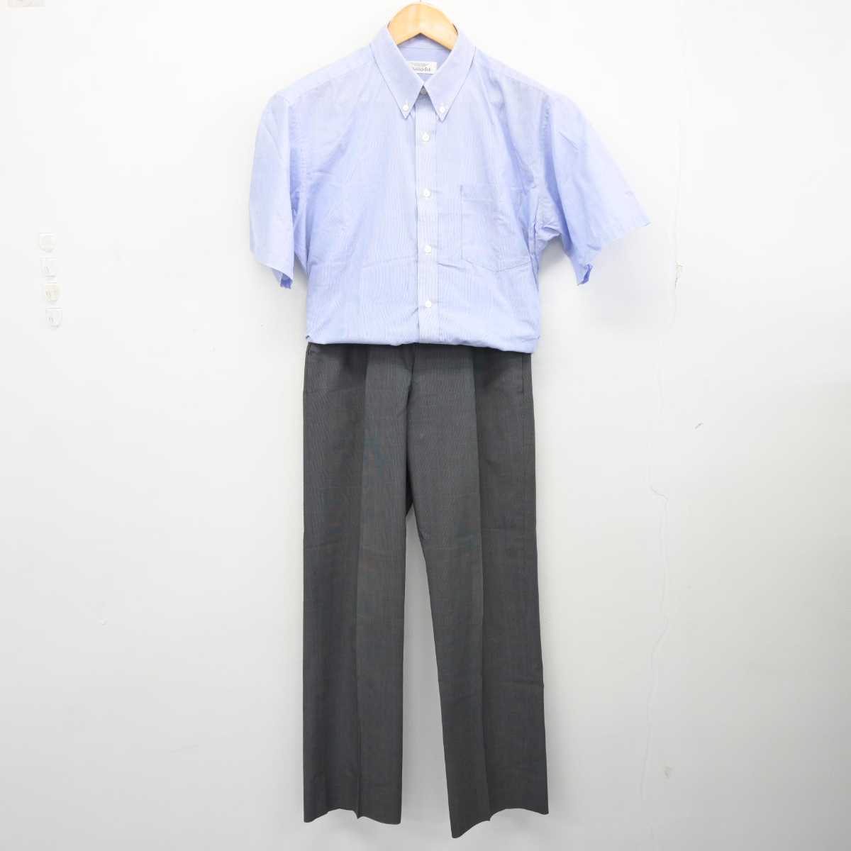 【中古】神奈川県 橘学苑高等学校 男子制服 2点 (シャツ・ズボン) sf077842