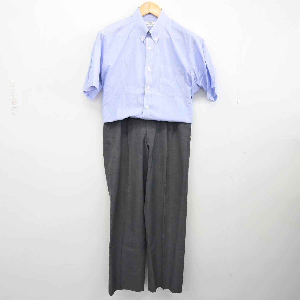 【中古】神奈川県 橘学苑高等学校 男子制服 2点 (シャツ・ズボン) sf077843