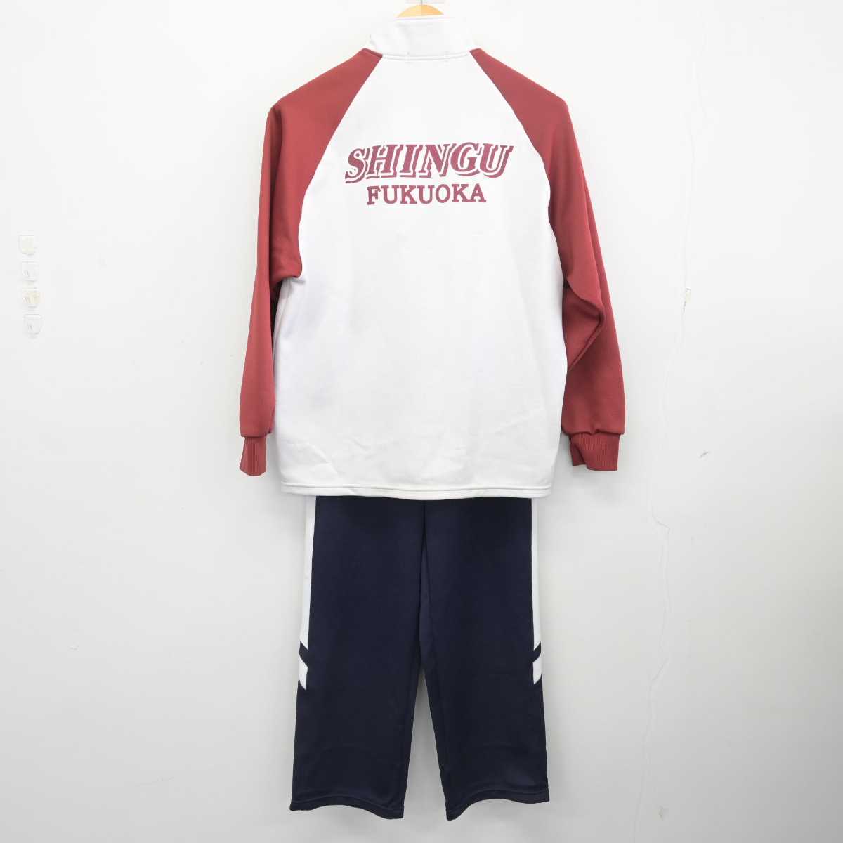 【中古】福岡県 新宮町立新宮中学校 女子制服 3点 (ジャージ 上・体操服 上・ジャージ 下) sf077846