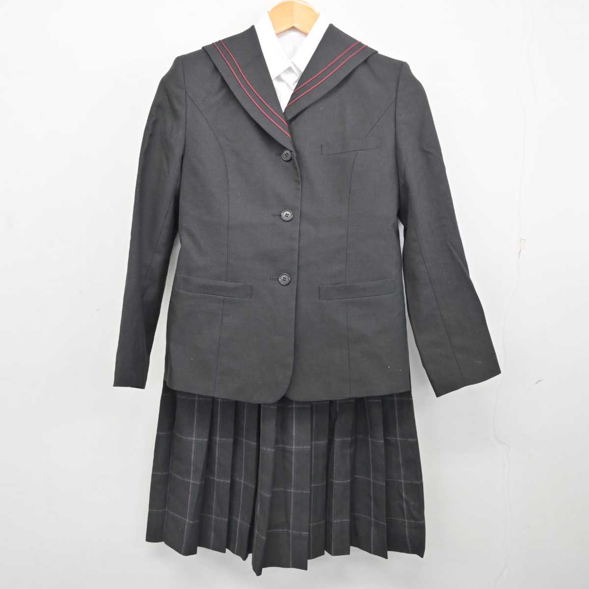 【中古】東京都 滝野川紅葉中学校 女子制服 3点 (ブレザー・シャツ・スカート) sf077850