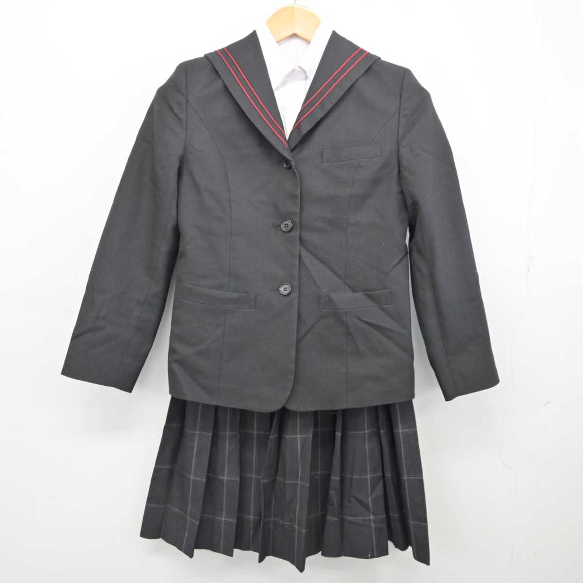 【中古】東京都 滝野川紅葉中学校 女子制服 3点 (ブレザー・シャツ・スカート) sf077851