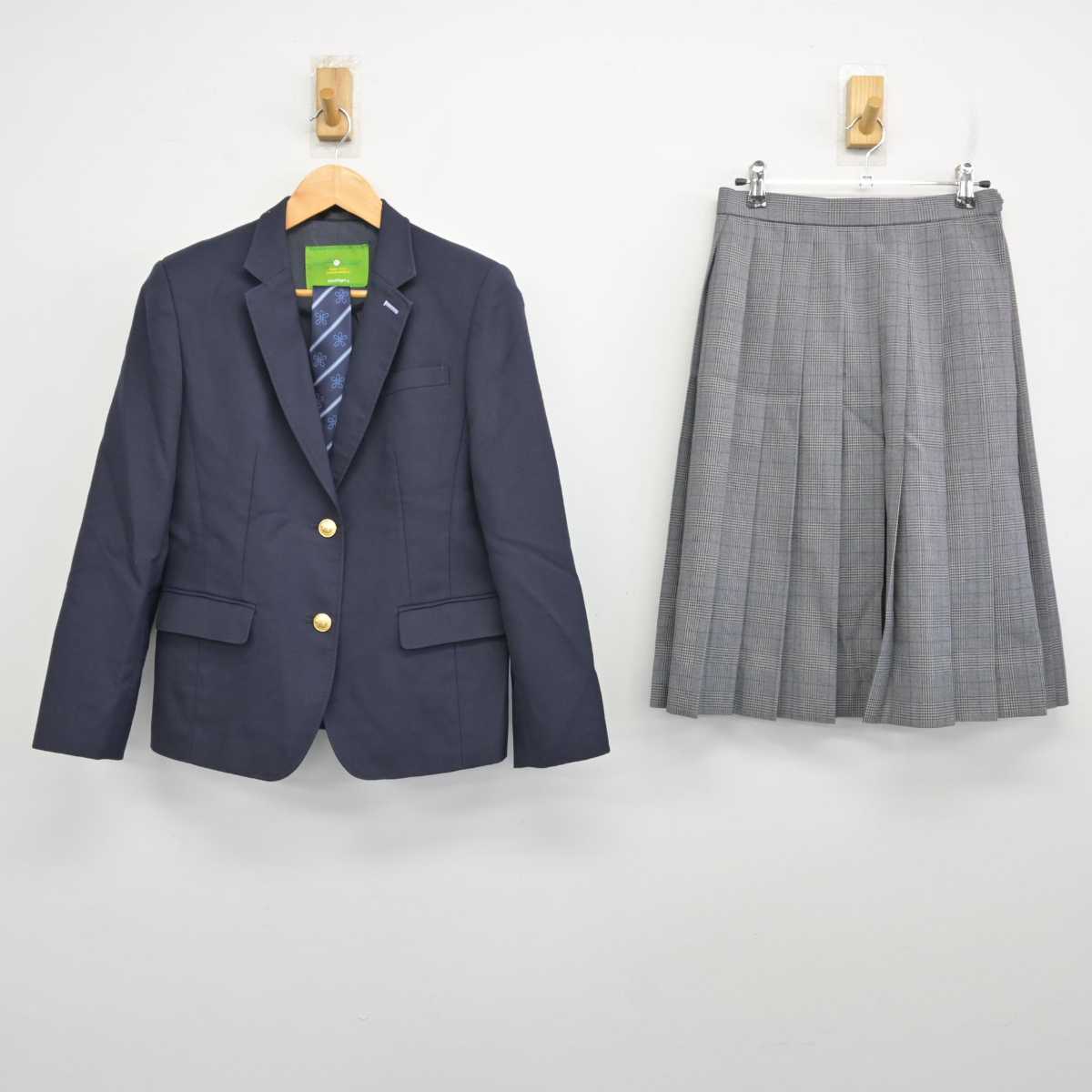 【中古】大阪府 近畿大学附属高等学校 女子制服 3点 (ブレザー・スカート) sf077861