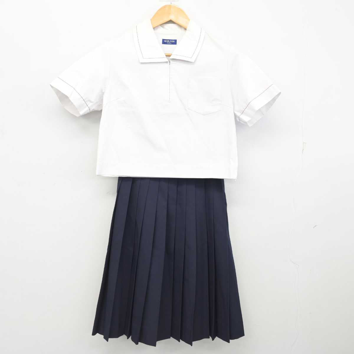 【中古】愛知県 高師台中学校 女子制服 3点 (シャツ・スカート) sf077867