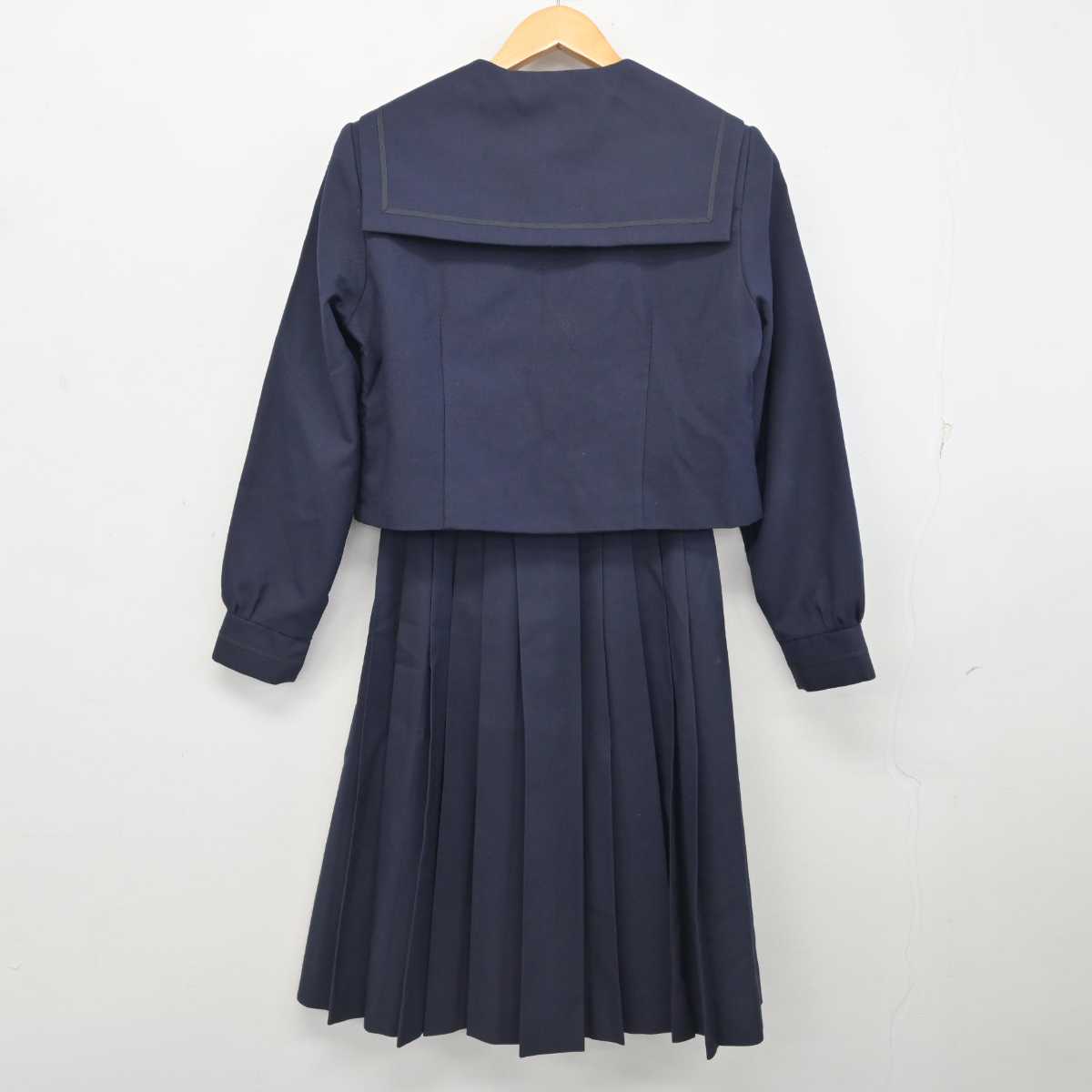 【中古】愛知県 豊橋商業高等学校/旧制服 女子制服 3点 (セーラー服・スカート) sf077869