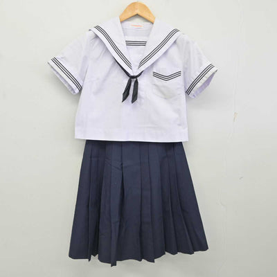 【中古】大阪府 清水谷高等学校 女子制服 4点 (セーラー服・スカート) sf077877