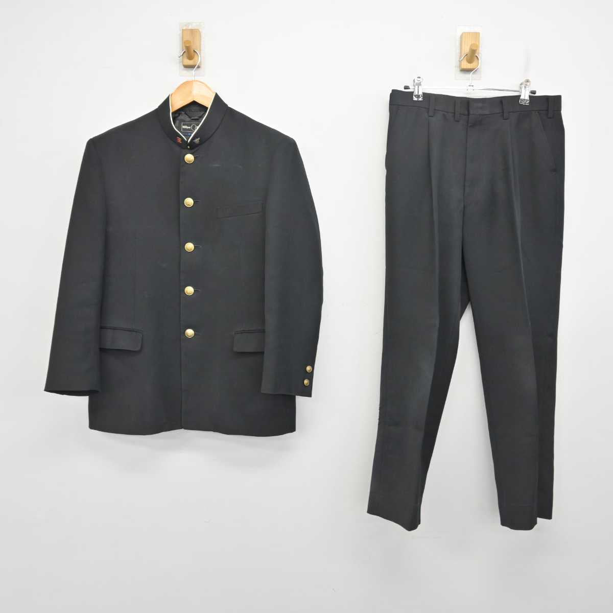 【中古】愛知県 豊橋工科高等学校 男子制服 4点 (学ラン・ズボン・ズボン) sf077891